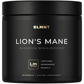 Terra Elmnt Lions Mane capsules front view for daily focus support