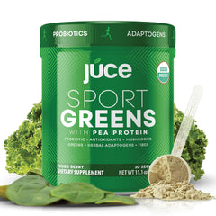 Terra Kai Juce SG7 bottle pour for a quick greens boost on the go.