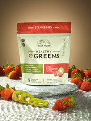 Terra Origin greens ready-mixed drink with vibrant kiwi-strawberry flavor and hydration.