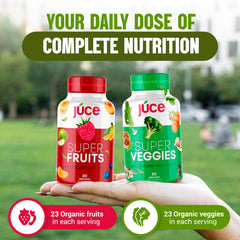 Terra Kai Juce Original Formula dosing spoon with capsules for easy use.
