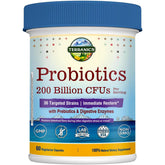 Terranics Daily Probiotics bottle front for daily gut balance.