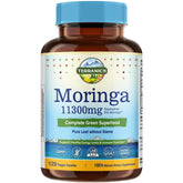 Terranics Moringa capsules bottle, convenient daily energy support