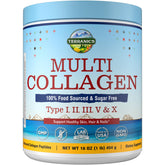 Terranics multi collagen peptides powder bottle for convenient daily use.