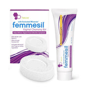 Terrasil Femmesil ointment tube for gentle vaginal care and itch relief.