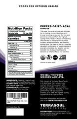 Terrasoul Acai Powder rehydration glass for quick, versatile recipe prep.