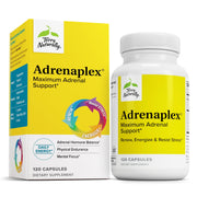 Terry Naturally Adrenaplex bottle top view for daily adrenal support