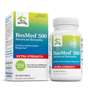 Terry Naturally BosMed 500 bottle closeup highlighting the lung support formula