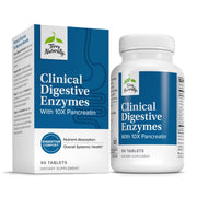 Terry Naturally Clinical Digestive Enzymes bottle shown for daily digestive support.