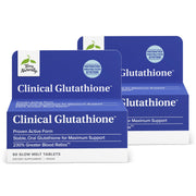 Terry Naturally Clinical Glutathione slow-melt tablets in bottle for easy daily antioxidant support.
