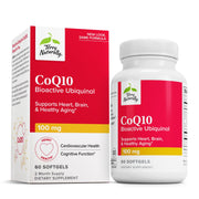Terry Naturally CoQ10 BioActive softgel bottle supports daily energy and brain function.