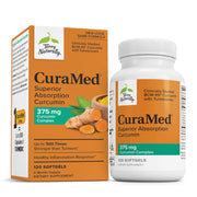 Terry Naturally CuraMed 375 mg, botella frontal, soporte antioxidante para cerebro