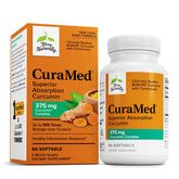 Terry Naturally CuraMed 375mg bottle front view, designed for brain and immune support