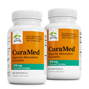 Terry Naturally CuraMed 375mg bottle front showcases the label and product emphasis on antioxidants