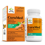Terry Naturally CuraMed 375mg bottle front emphasizing antioxidant support