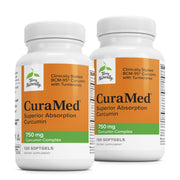 Terry Naturally CuraMed 750mg bottle with high-potency curcumin for daily antioxidant support.