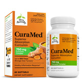 Terry Naturally CuraMed 750mg bottle for daily antioxidant wellness.
