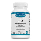 Terry Naturally EuroMedica PEA bottle label highlighting joint comfort and inflammation support.