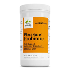 Terry Naturally FloraSure probiotic bottle for gut health support.
