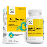 Terry Naturally Hair Renew bottle on shelf for daily hair support.