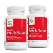 Terry Naturally Healthy Feet & Nerves bottle front view, highlighting ingredients that may support nerve health.