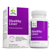 Terry Naturally Healthy Liver bottle showing liver support for cellular health