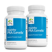 Terry Naturally Healthy PSA Levels bottle shows comprehensive prostate support and easy daily dosing.