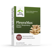 Terry Naturally PleuraMax capsules front view for daily immune support.
