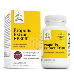 Terry Naturally Propolis Extract EP300 packaging highlights trusted immune support