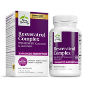 Terry Naturally Resveratrol Complex bottle front showing antioxidant support