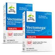 Terry Naturally Vectomega bottle showing phospholipid-bound omega-3 for steady absorption