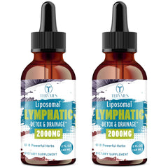 Tervaies Liposomal Lymphatic Drops bottle on a clean surface for daily use