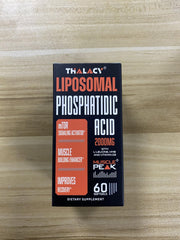 Thalacy 2000mg Liposomal PA capsules close-up highlighting high potency formula.