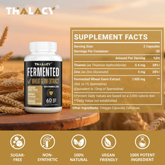 Thalacy Spermidine capsules close-up highlighting easy daily dose