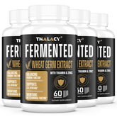 Thalacy Spermidine Wheat Germ bottle showing 13 mg per serving for daily wellness