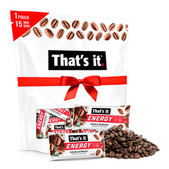 That's it double espresso energy bar ready in-pack for a quick caffeine boost