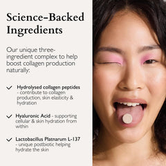 The Beauty Chef Plumpers illustration of hyaluronic acid for skin hydration.