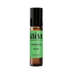 The Best Congestion + Cough roll-on bottle pour for mess-free on-the-go use.
