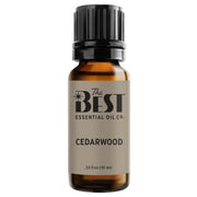 The Best Essential Oil Co cedarwood-oil-bottle creates a calming ambiance.