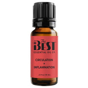 The Best Essential Oil Co circulation blend bottle with uplifting aroma