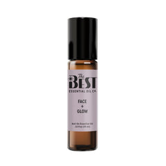 The Best Essential Oil Co Face Glow Roll-On bottle for radiant skin