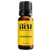 The Best Essential Oil Co lemongrass bottle angle view for premium aromatherapy