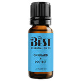The Best Essential Oil Co On Guard Protect bottle front for premium diffusion.