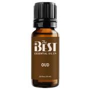 The Best Oud essential oil bottle front, ideal for at-home aromatherapy