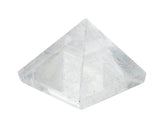 The Chrysalis Stone Pyramid Clear Quartz Mini close-up for meditation and energy focus.