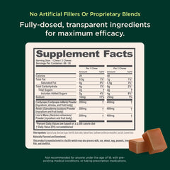 Product label detail highlights organic, non-GMO formula in an NSF-certified U.S. facility.