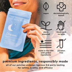 The Good Patch 8-patch blister pack ready for nightly use.