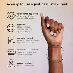 The Good Patch Rescue Recovery patch ingredients: DHM, green tea, Vitamin B1.