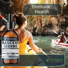 Nascent Iodine drops with dropper from The Healthy Life 4 Me