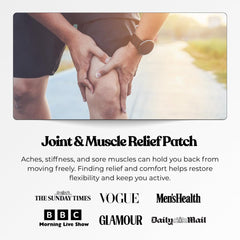 The Patch Collection patch on shoulders for daily movement support.