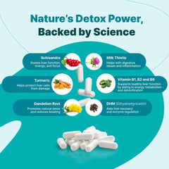 The Plug Liver Cleanse 60 capsules pack showing value and daily intake.